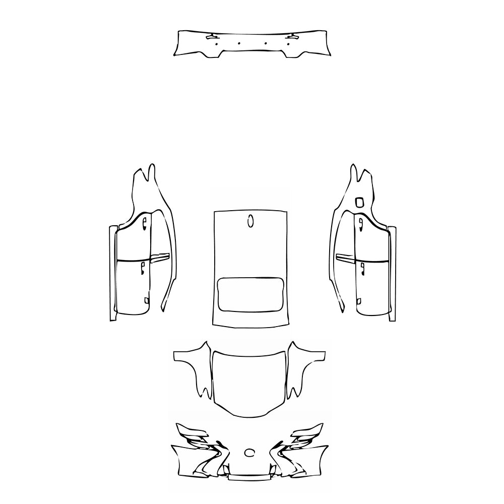 Pre-Cut PPF Lexus GS Base 2017 - PPF-Kits