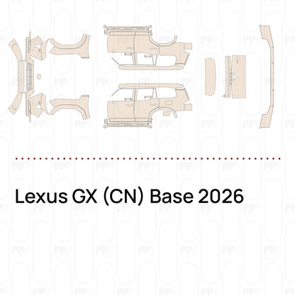 Voorgesneden PPF Lexus GX (CN) Base 2026