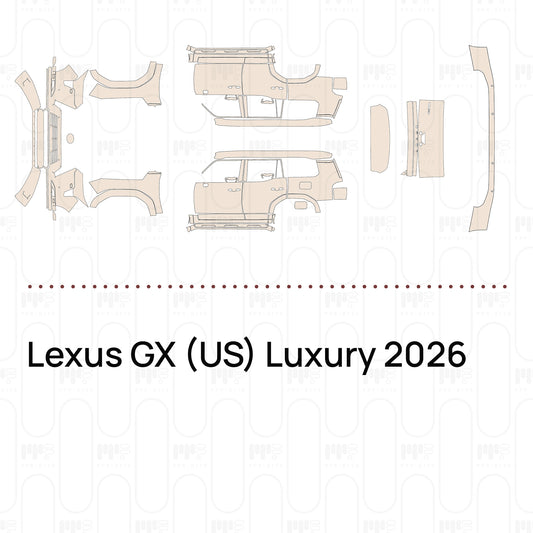 Voorgesneden PPF Lexus GX (US) Luxury 2026