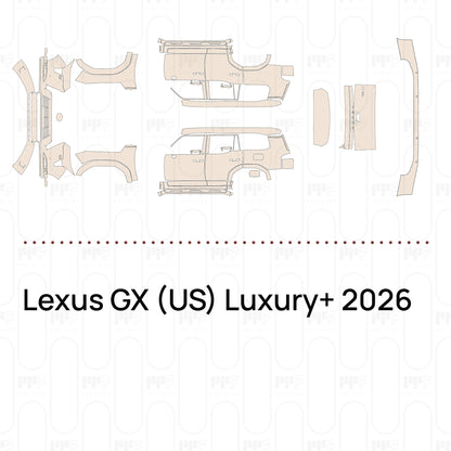 Voorgesneden PPF Lexus GX (US) Luxury+ 2026