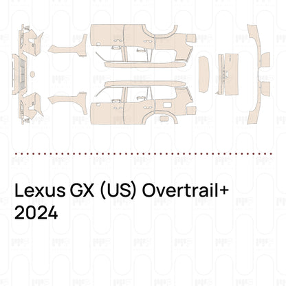 Voorgesneden PPF Lexus GX (US) Overtrail+ 2024