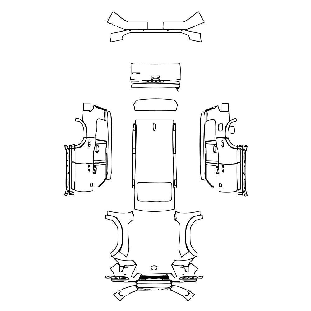 Pre-Cut PPF Lexus GX (US) Premium+ 2024 - PPF-Kits