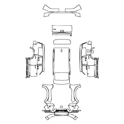 Pre-Cut PPF Lexus GX (US) Premium+ 2024 - PPF-Kits