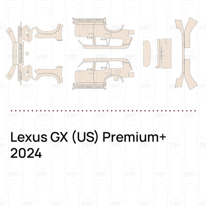 Voorgesneden PPF Lexus GX (US) Premium+ 2024