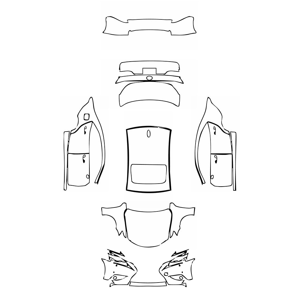 Pre-Cut PPF Lexus IS Sedan Base 2014 - PPF-Kits