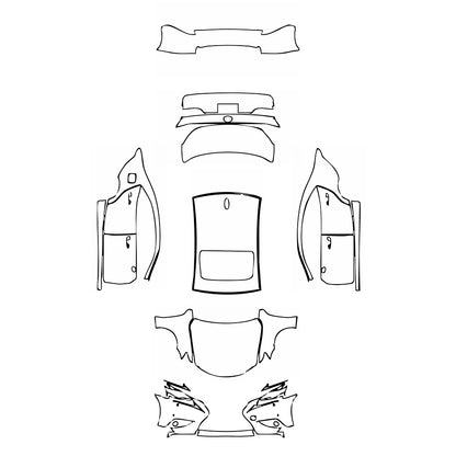 Pre-Cut PPF Lexus IS Sedan Base 2014 - PPF-Kits
