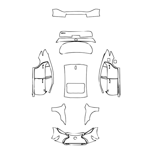 Pre-Cut PPF Lexus IS Sedan Base 2025 - PPF-Kits