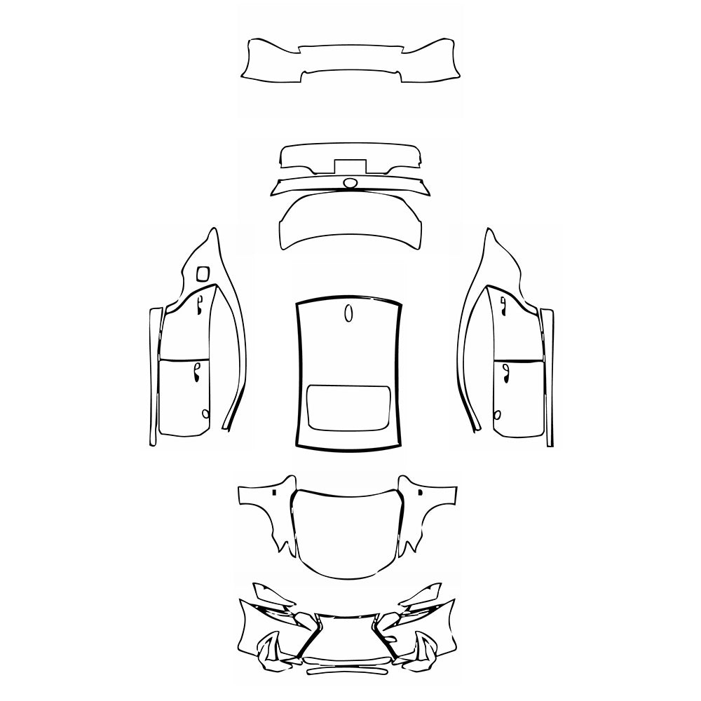 Pre-Cut PPF Lexus IS Sedan F-Sport 2017 - PPF-Kits