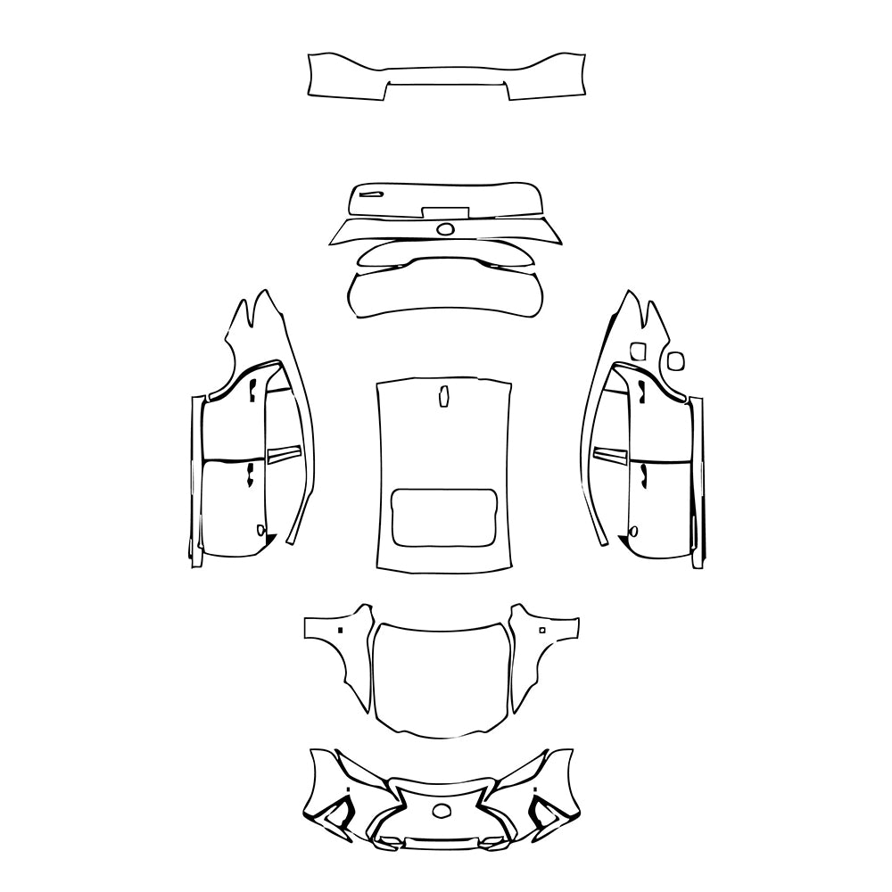 Pre-Cut PPF Lexus IS Sedan F-Sport 2024 - PPF-Kits