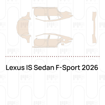 Voorgesneden PPF Lexus IS Sedan F-Sport 2026