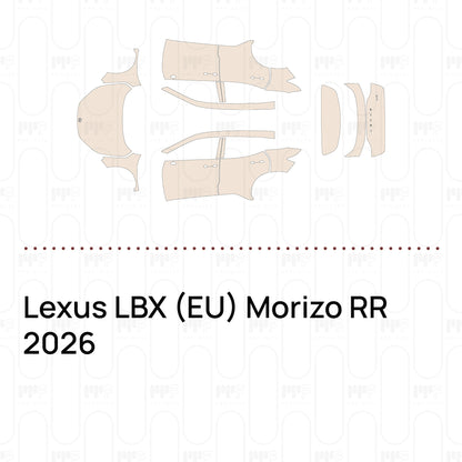 Voorgesneden PPF Lexus LBX (EU) Morizo RR 2026
