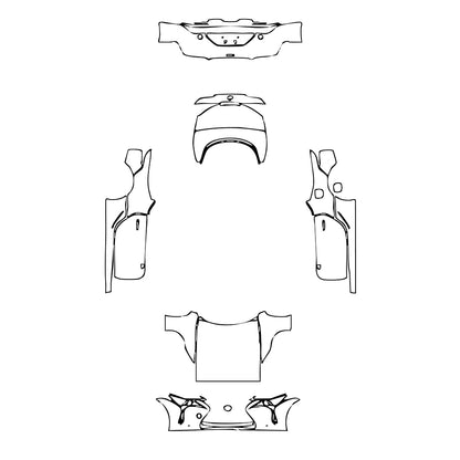 Pre-Cut PPF Lexus LC Convertible 2018 - PPF-Kits