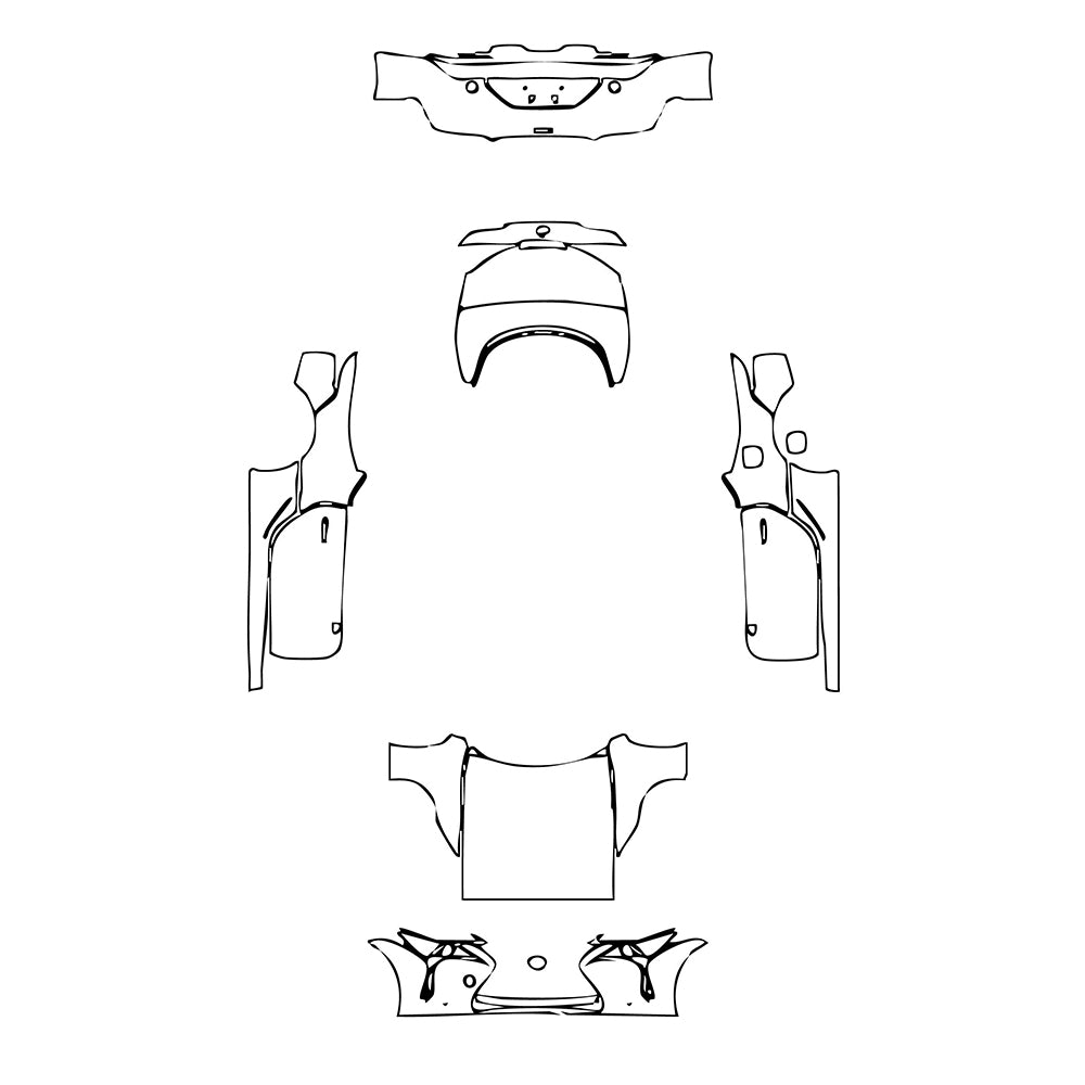 Pre-Cut PPF Lexus LC Convertible 2023 - PPF-Kits