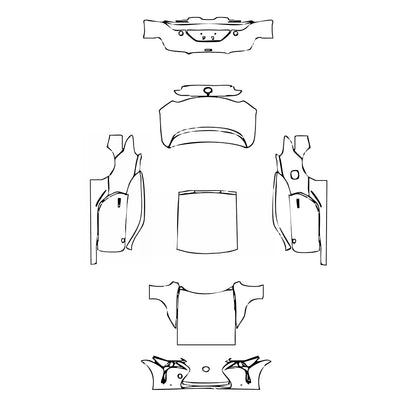 Pre-Cut PPF Lexus LC Coupe 2020 - PPF-Kits
