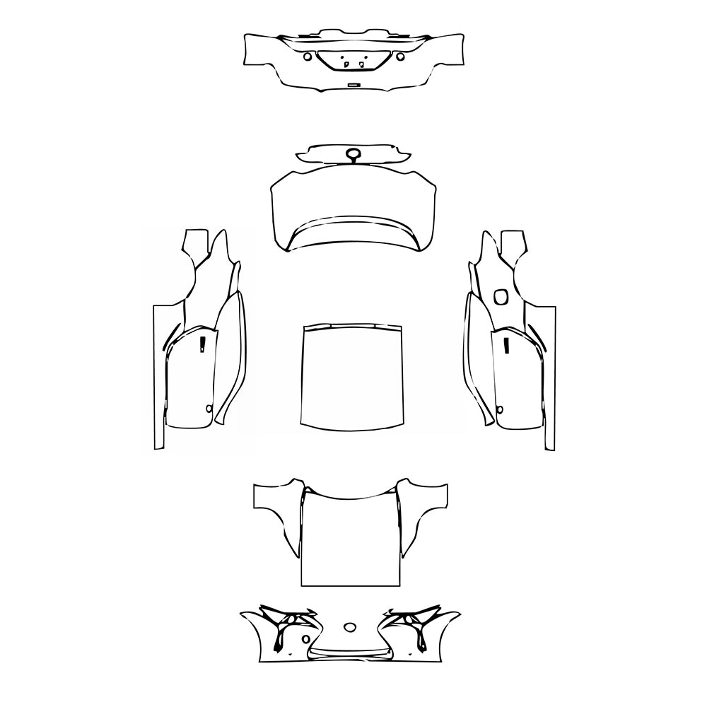 Pre-Cut PPF Lexus LC Coupe 2021 - PPF-Kits
