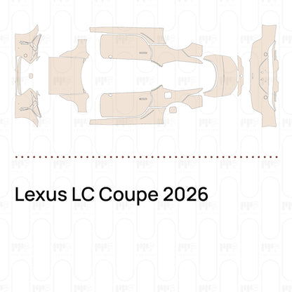 Voorgesneden PPF Lexus LC Coupe 2026
