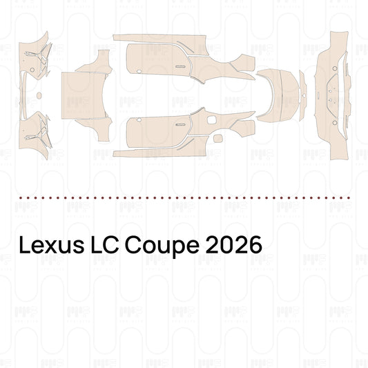 Voorgesneden PPF Lexus LC Coupe 2026