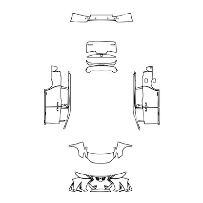 Pre-Cut PPF Lexus LM 2020 - PPF-Kits