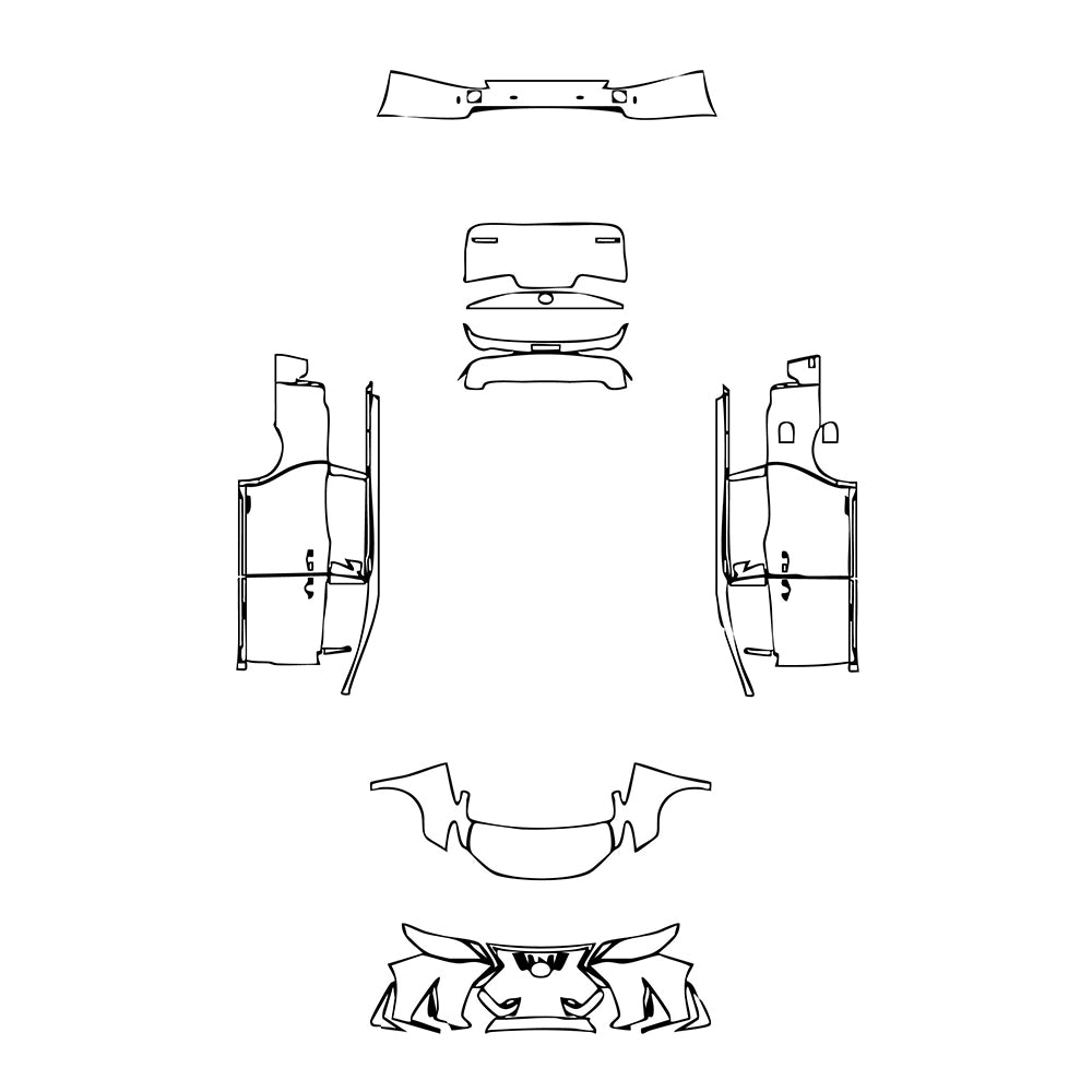Pre-Cut PPF Lexus LM 2021 - PPF-Kits