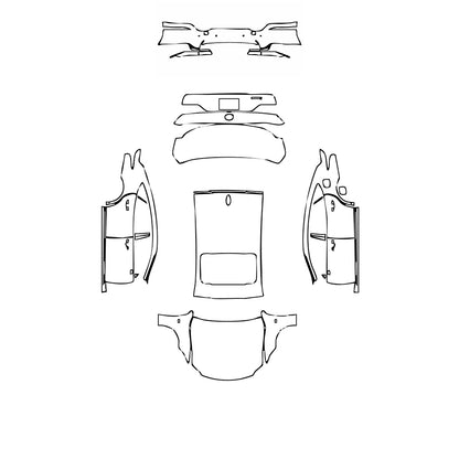 Pre-Cut PPF Lexus LS Fuel F Sport 2025 - PPF-Kits