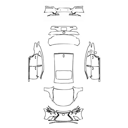 Pre-Cut PPF Lexus LS Hybrid Base 2019 - PPF-Kits
