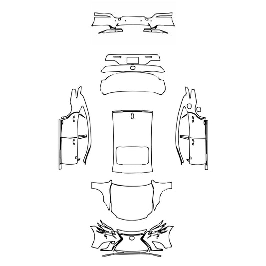 Pre-Cut PPF Lexus LS Hybrid Base 2019 - PPF-Kits