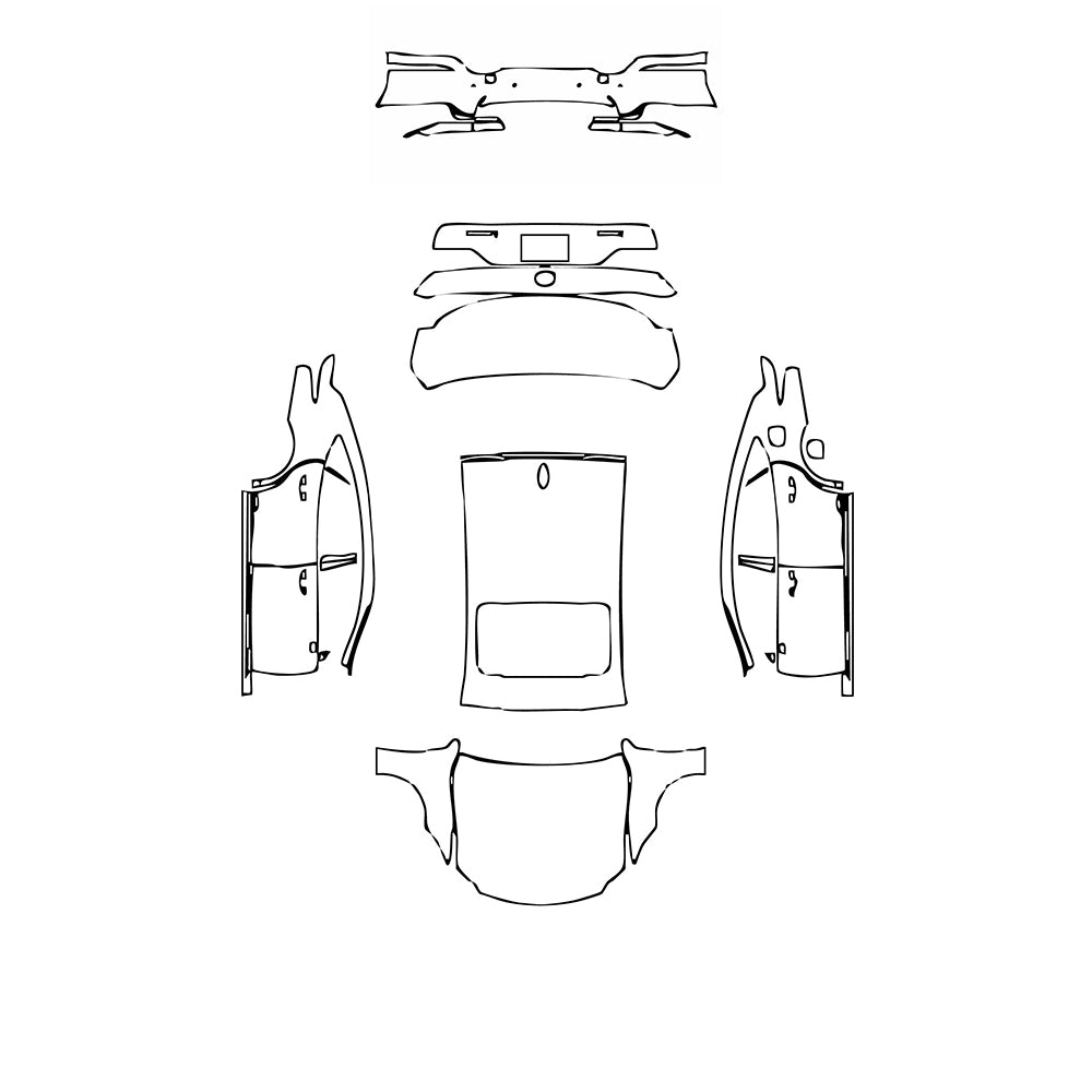 Pre-Cut PPF Lexus LS Hybrid Base 2025 - PPF-Kits