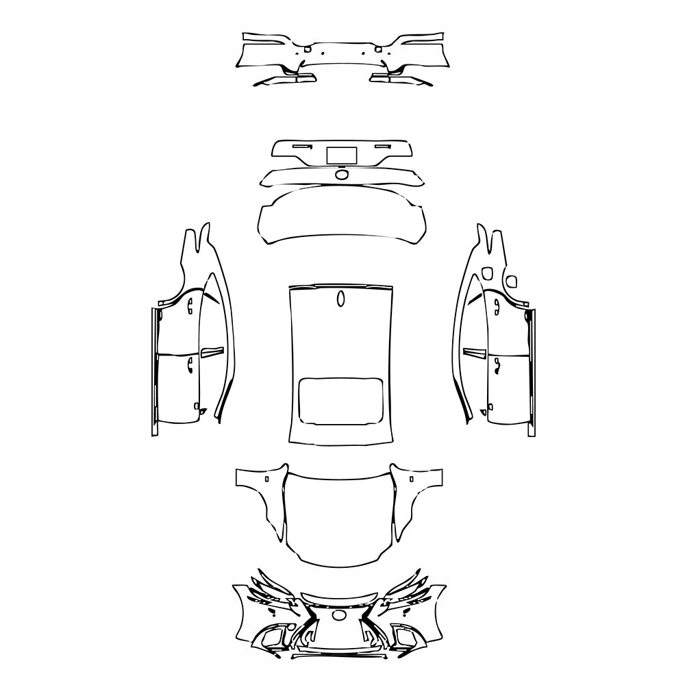Pre-Cut PPF Lexus LS Hybrid F Sport 2019 - PPF-Kits