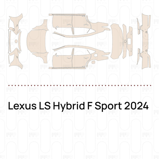 Voorgesneden PPF Lexus LS Hybrid F Sport 2024