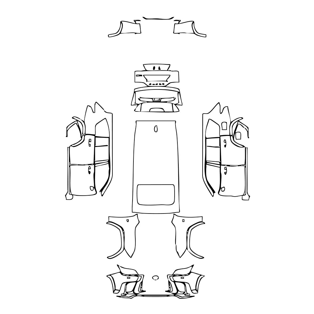 Pre-Cut PPF Lexus LX F-sport 2022 - PPF-Kits