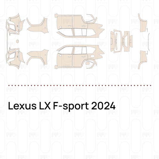 Voorgesneden PPF Lexus LX F-sport 2024