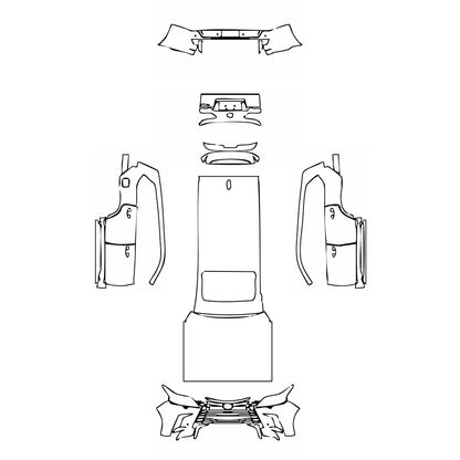 Pre-Cut PPF Lexus LX Luxury 2021 - PPF-Kits