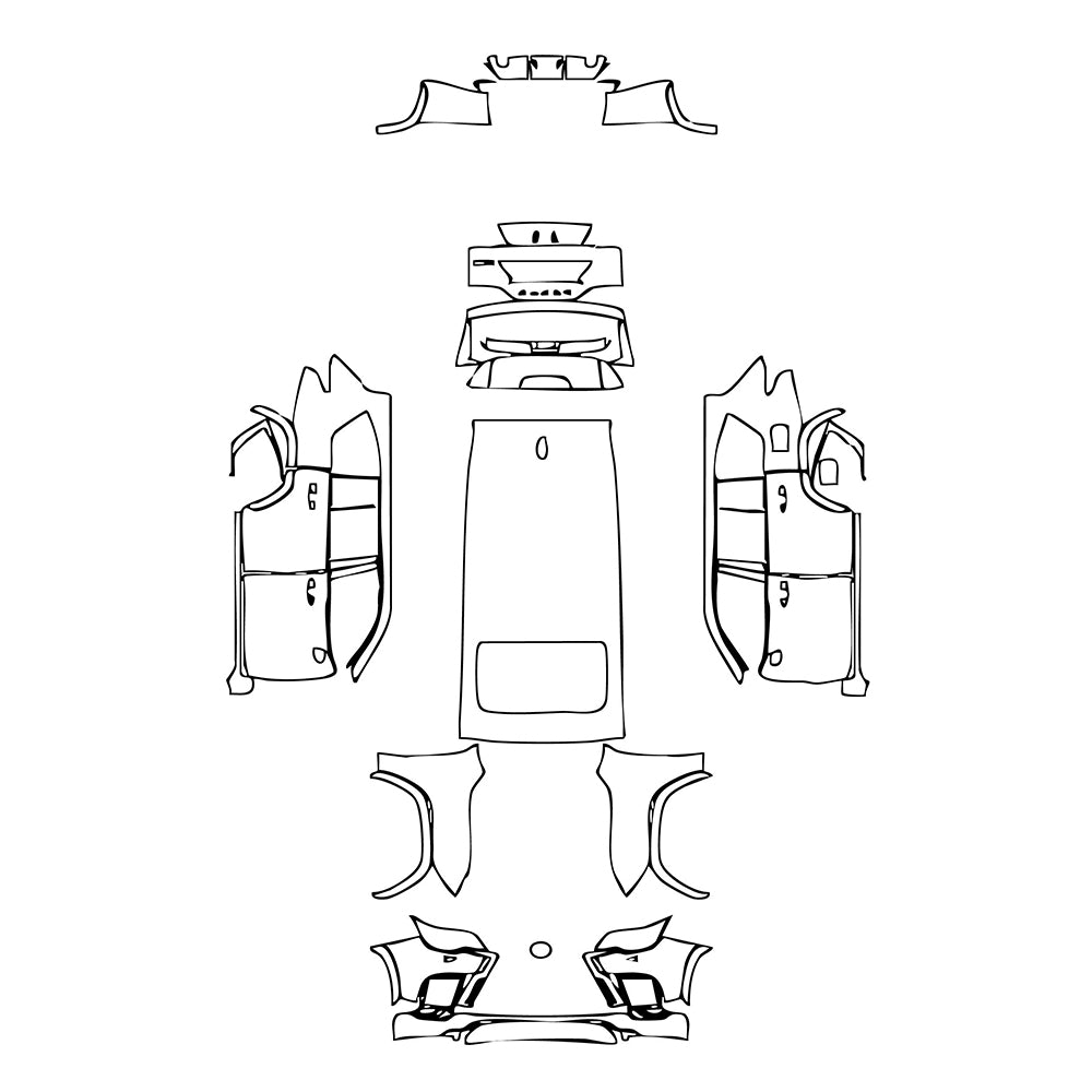 Pre-Cut PPF Lexus LX Luxury 2022 - PPF-Kits
