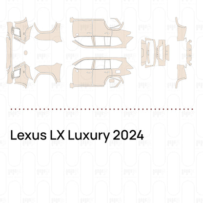 Voorgesneden PPF Lexus LX Luxury 2024