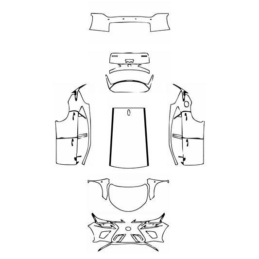 Pre-Cut PPF Lexus NX F-Sport 2020 - PPF-Kits