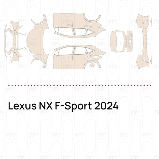 Voorgesneden PPF Lexus NX F-Sport 2024