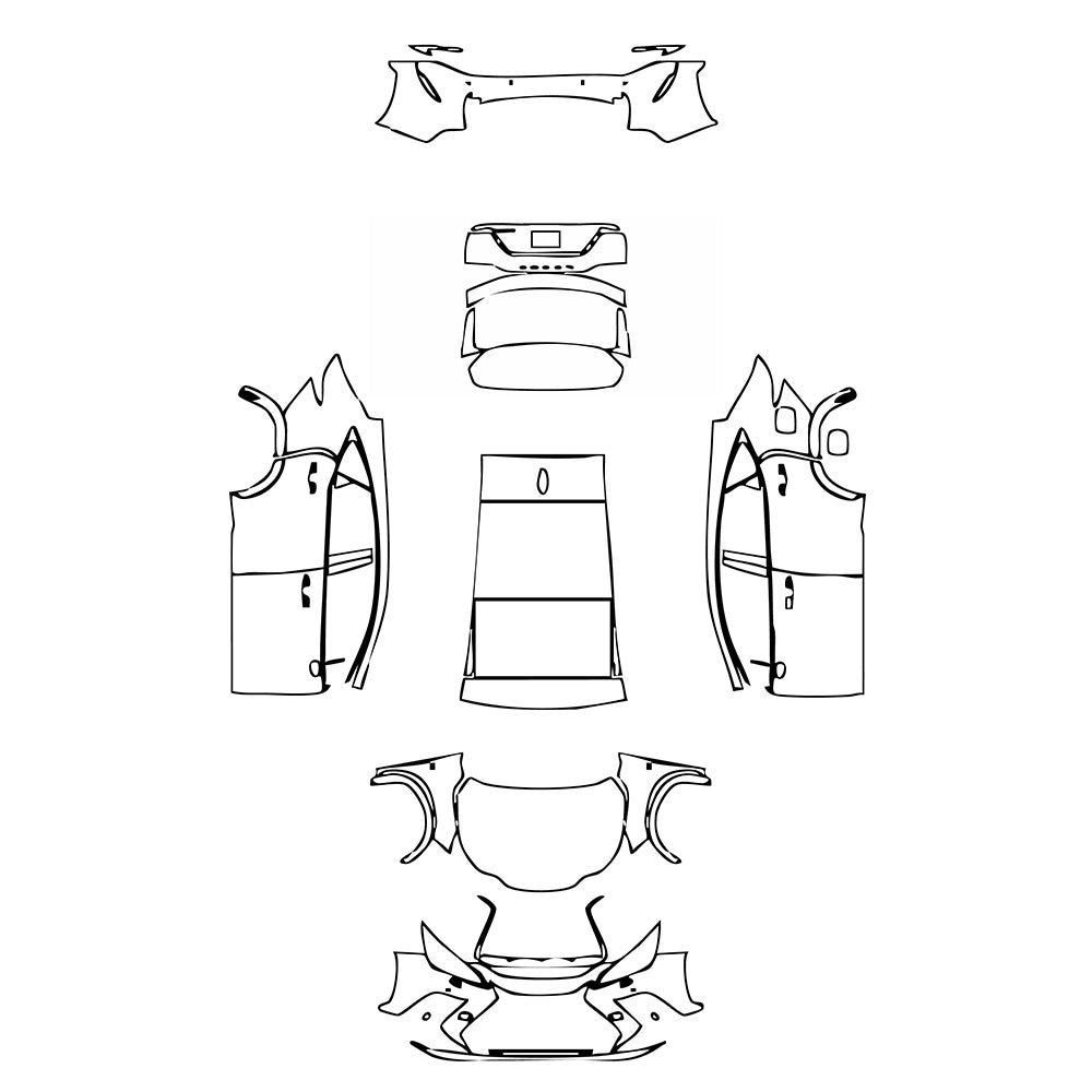 Pre-Cut PPF Lexus NX F-Sport 2025 - PPF-Kits