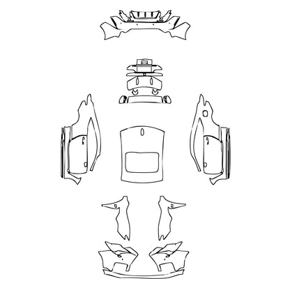 Pre-Cut PPF Lexus RCF 2020 - PPF-Kits