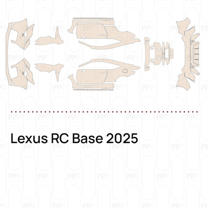 Voorgesneden PPF Lexus RC Base 2025