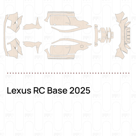 Voorgesneden PPF Lexus RC Base 2025