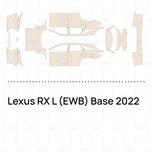 Voorgesneden PPF Lexus RX L (EWB) Base 2022