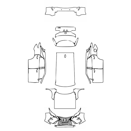 Pre-Cut PPF Lexus RX RX (SWB) Base 2019 - PPF-Kits