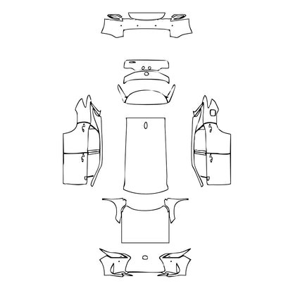 Pre-Cut PPF Lexus RX RX (SWB) Base 2021 - PPF-Kits