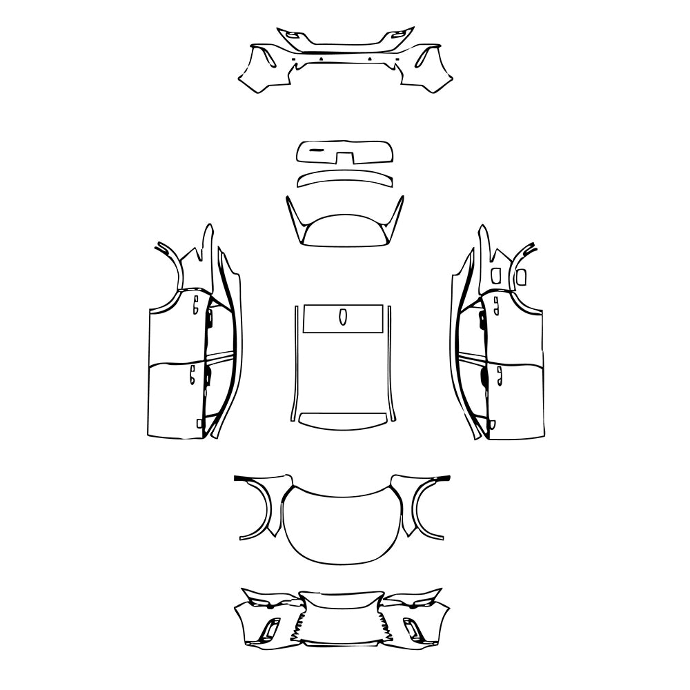 Pre-Cut PPF Lexus RX RX (SWB) Base 2023 - PPF-Kits