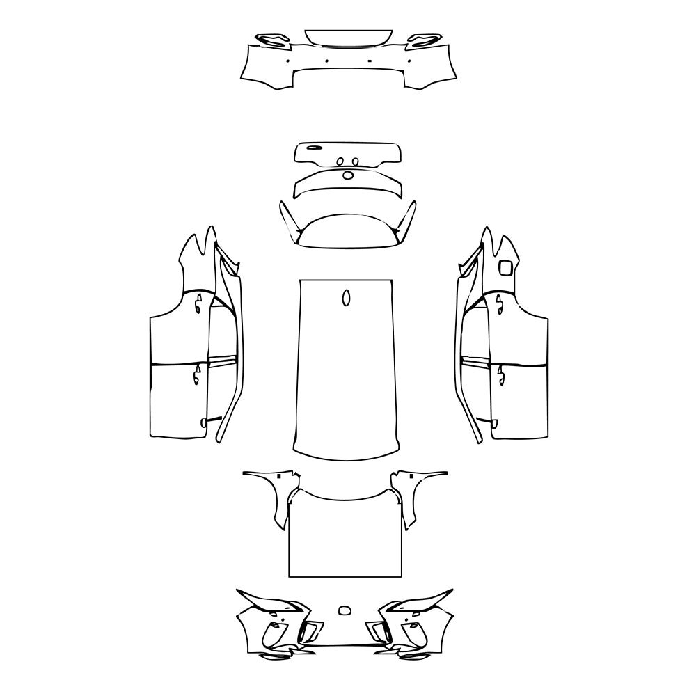 Pre-Cut PPF Lexus RX RX (SWB) F-Sport 2020 - PPF-Kits