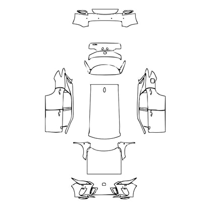 Pre-Cut PPF Lexus RX RX (SWB) F-Sport 2020 - PPF-Kits