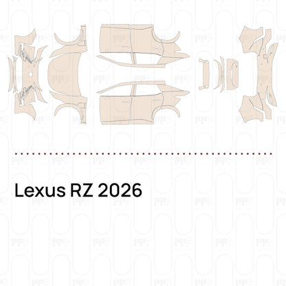 Voorgesneden PPF Lexus RZ 2026