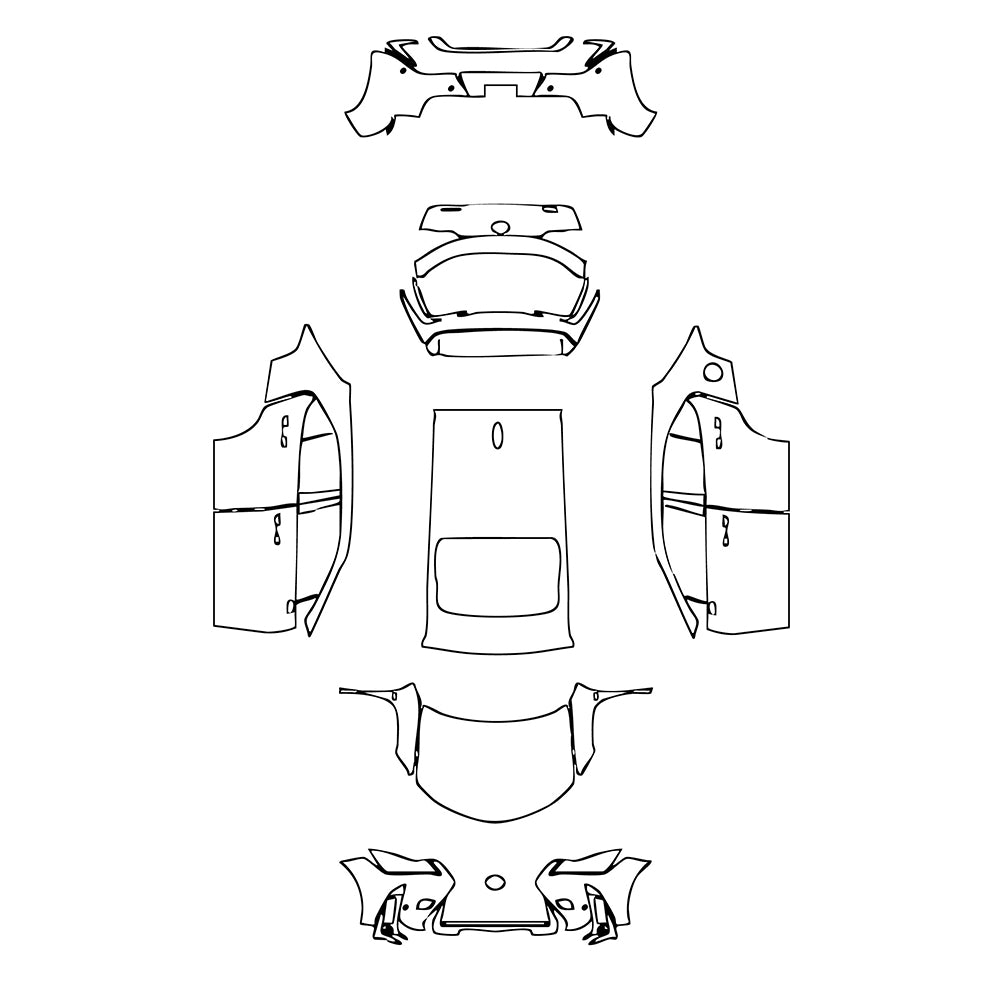 Pre-Cut PPF Lexus UX F-Sport 2020 - PPF-Kits