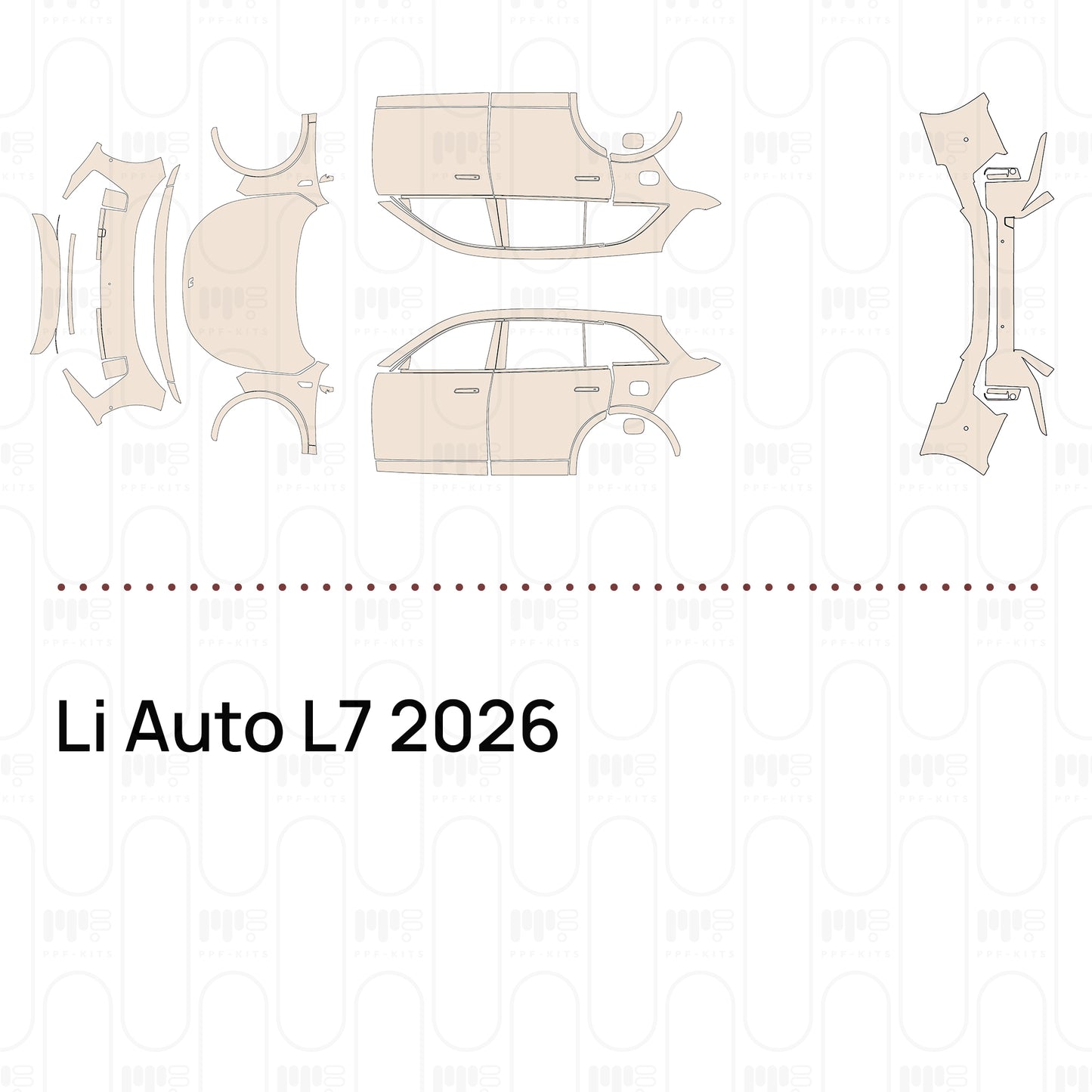 Voorgesneden PPF Li Auto L7 2026