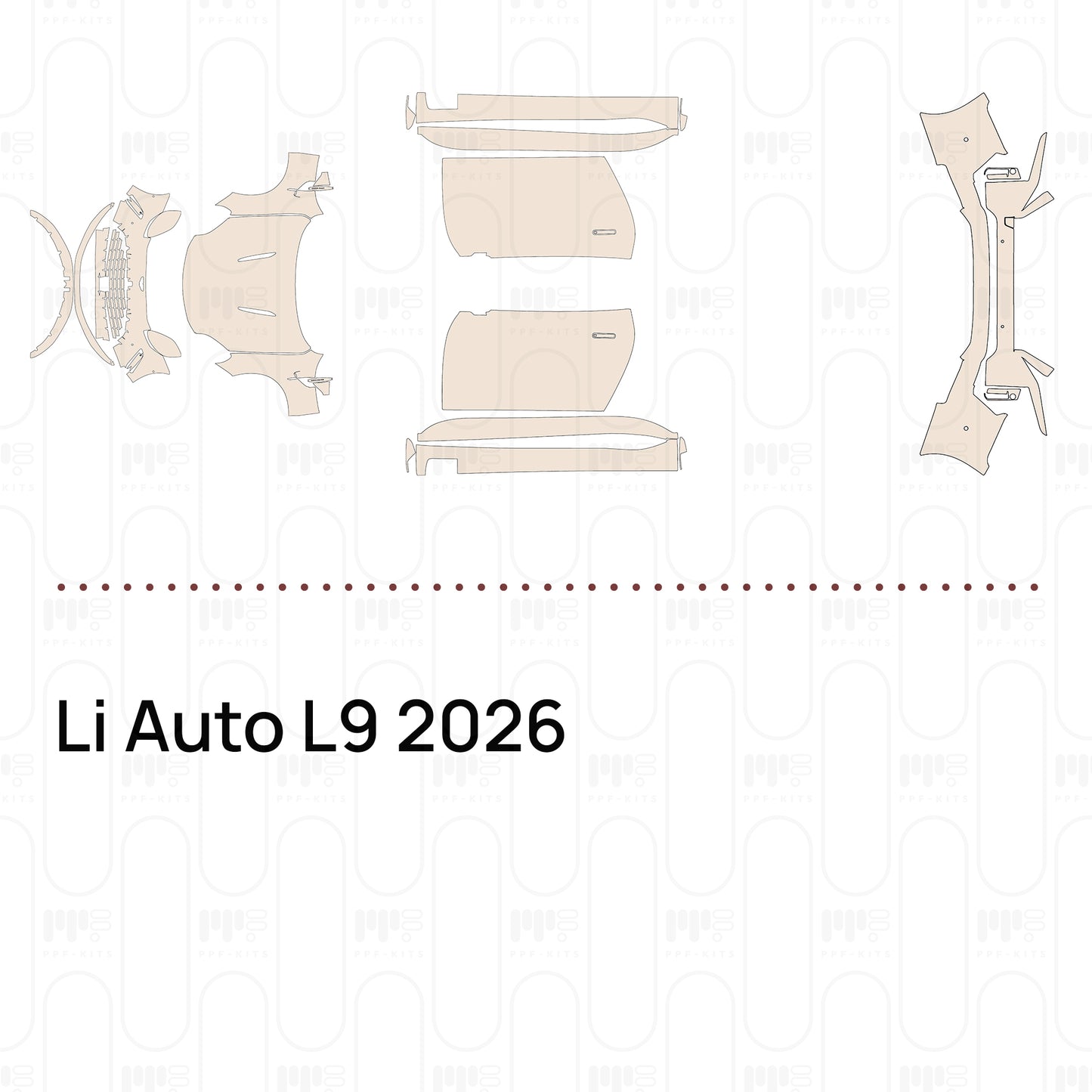 Voorgesneden PPF Li Auto L9 2026